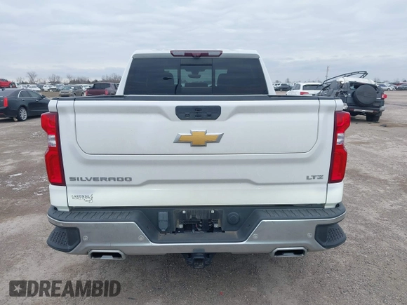 2021 Chevrolet Silverado 1500 LTZ with VIN 3GCUYGET3MG338547, listed as a IAAI auction lot 41621179 with 25,335 mi miles and . Bid and sale history available at DreamBid. Image 16.