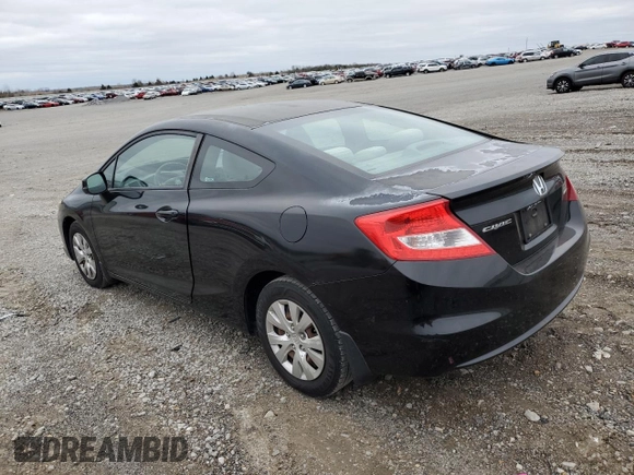 2012 Honda Civic Cpe LX with VIN 2HGFG3B5XCH553451, listed as a Copart auction lot 51416055 with 89,845 mi miles and Salvage Title. Bid and sale history available at carsss.com. Image 2.