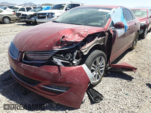 2013 Lincoln MKZ Hybrid with VIN 3LN6L2LU7DR827328, listed as a Copart auction lot 55277825 with Not provided miles and Salvage title. Bid and sale history available at DreamBid. Image 1.