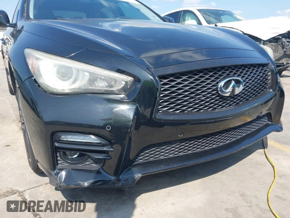 2014 Infiniti Q50 Sport with VIN JN1BV7AP0EM678832, listed as a IAAI auction lot 42370598 with 126,871 mi miles and . Bid and sale history available at DreamBid. Image 18.