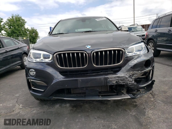 2015 BMW X6 sDrive35i with VIN 5UXKU0C5XF0F91839, listed as a Copart auction lot 66853423 with 66,491 mi miles. Bid and sale history available at carsss.com. Image 5.