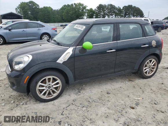 2015 MINI Countryman with VIN WMWZB3C59FWR42965, listed as a Copart auction lot 55329785 with 56,641 mi miles and Clean Title. Bid and sale history available at DreamBid. Image 1.