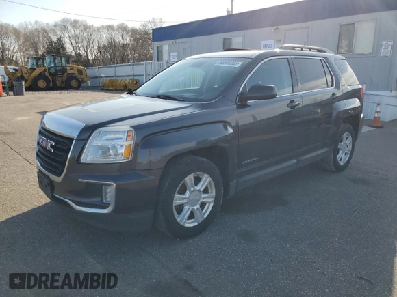 2016 GMC Terrain SLE with VIN 2GKALNEK7G6174186, listed as a Copart auction lot 53999055 with 125,130 mi miles and Clean Title. Bid and sale history available at carsss.com. Image 1.
