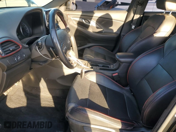 2018 Hyundai Elantra GT Sport with VIN KMHH55LC1JU038950, listed as a Copart auction lot 76299314 with 122,436 mi miles and Clean Title. Bid and sale history available at carsss.com. Image 7.