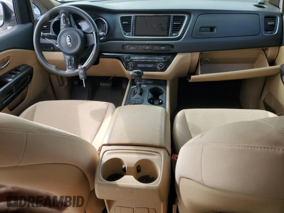 2016 Kia Sedona LX with VIN KNDMB5C18G6116776, listed as a Copart auction lot 53887895 with 87,235 mi miles and Salvage Title. Bid and sale history available at carsss.com. Image 8.