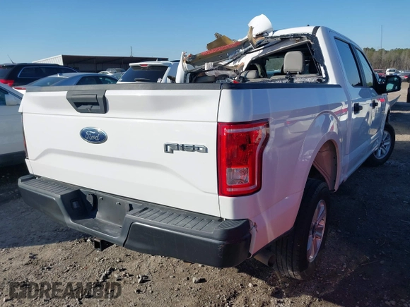 2017 Ford F-150 XL with VIN 1FTEW1EF7HKE40434, listed as a IAAI auction lot 41635157 with 122,338 mi miles. Bid and sale history available at carsss.com. Image 4.