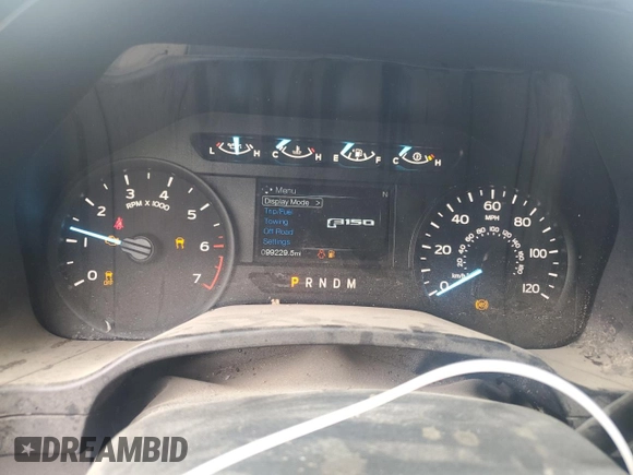 2020 Ford F-150 XL with VIN 1FTEW1CP4LKE86548, listed as a Copart auction lot 56397355 with 99,229 mi miles and Salvage title. Bid and sale history available at DreamBid. Image 9.