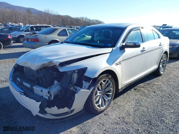 2013 Ford Taurus Limited with VIN 1FAHP2F82DG131585, listed as a IAAI auction lot 41076163 with 134,916 mi miles. Bid and sale history available at carsss.com. Image 6.