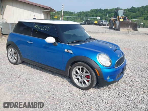 2008 MINI Hardtop S with VIN WMWMF73508TV34249, listed as a IAAI auction lot 42416593 with 162,176 mi miles and . Bid and sale history available at DreamBid. Image 1.
