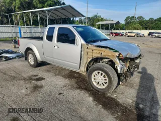 2017 Nissan Frontier SV with VIN 1N6DD0CU8HN732702, listed as a Copart auction lot 60321505 with 111,699 mi miles and Salvage title. Bid and sale history available at DreamBid. Image 4.