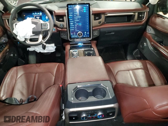 2023 Ford Expedition Limited with VIN 1FMJU2A82PEA21126, listed as a Copart auction lot 46068165 with 36,438 mi miles and Non Repairable. Bid and sale history available at carsss.com. Image 8.