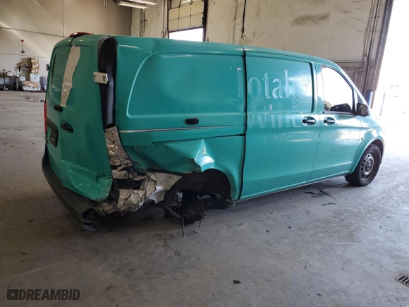 2022 Mercedes-Benz Metris Cargo Van with VIN W1YV0BEY5N3963087, listed as a Copart auction lot 43725994 with 60,971 mi miles. Bid and sale history available at carsss.com. Image 3.