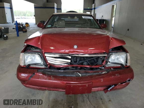 2001 Mercedes-Benz SL 500 with VIN WDBFA68FX1F200299, listed as a Copart auction lot 54422115 with 53,875 mi miles and Salvage title. Bid and sale history available at DreamBid. Image 5.