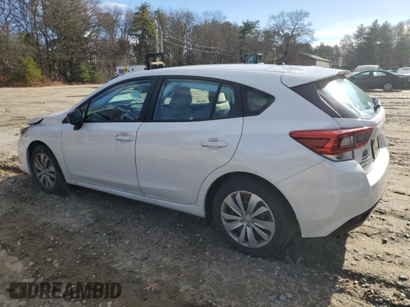 2023 Subaru Impreza with VIN 4S3GTAA61P1713587, listed as a Copart auction lot 85115344 with 15,337 mi miles and Salvage title. Bid and sale history available at DreamBid. Image 2.