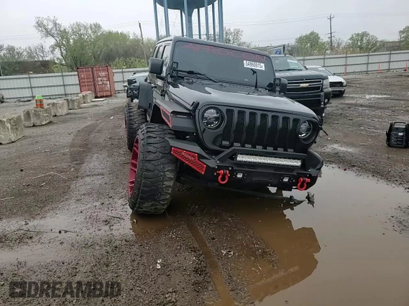 2021 Jeep Wrangler Unlimited Sahara Altitude с VIN 1C4HJXEG4MW731421, выставлен на аукционе Copart как лот 54960915 с пробегом 105 243 миль миль и Списание • Salvage title. История ставок и продаж доступна на DreamBid. Изображение 13.
