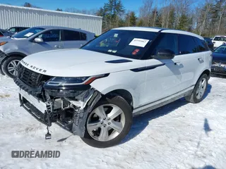 2021 Land Rover Range Rover Velar R-Dynamic S with VIN SALYT2EX7MA313339, listed as a IAAI auction lot 41595063 with 77,873 mi miles. Bid and sale history available at carsss.com. Image 2.