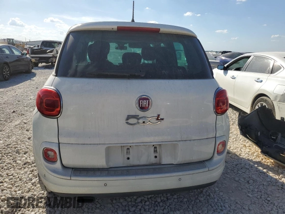 2014 FIAT 500L Easy with VIN ZFBCFABH8EZ018790, listed as a Copart auction lot 77992994 with 156,479 mi miles and Salvage Title. Bid and sale history available at carsss.com. Image 6.