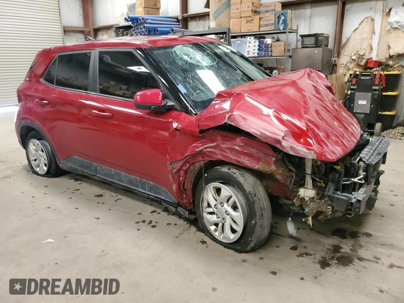 2021 Hyundai Venue SE with VIN KMHRB8A39MU108670, listed as a Copart auction lot 50427805 with 76,678 mi miles and Salvage Title. Bid and sale history available at DreamBid. Image 4.
