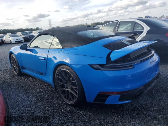 2022 Porsche 911 Carrera with VIN WP0CA2A99NS236662, listed as a Copart auction lot 79734394 with 0 mi miles and Non Repairable. Bid and sale history available at carsss.com. Image 2.