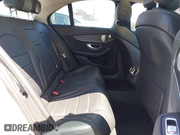 2017 Mercedes-Benz C 300 with VIN 55SWF4JB7HU183618, listed as a IAAI auction lot 42227615 with 72,028 mi miles and . Bid and sale history available at DreamBid. Image 8.