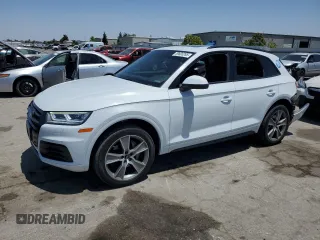 2019 Audi Q5 Premium Plus z VIN WA1BNAFY9K2115131, wystawiony jako Copart lot #59606285 z przebiegiem 53 641 mil mil oraz Szkoda całkowita • Salvage title. Historia ofert i sprzedaży dostępna na DreamBid. Obrazek 1.