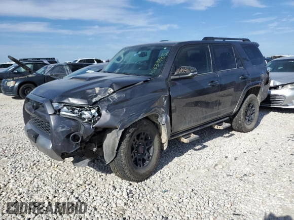 2019 Toyota 4Runner SR5 with VIN JTEBU5JR7K5697448, listed as a Copart auction lot 46839485 with 145,658 mi miles and Salvage title. Bid and sale history available at DreamBid. Image 1.