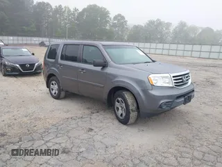 2014 Honda Pilot LX with VIN 5FNYF4H2XEB004614, listed as a IAAI auction lot 42236980 with 160,357 mi miles and . Bid and sale history available at carsss.com. Image 1.