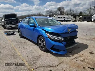 2022 Nissan Sentra SV with VIN 3N1AB8CV6NY237550, listed as a Copart auction lot 52093505 with 50,014 mi miles and Salvage Title. Bid and sale history available at carsss.com. Image 15.