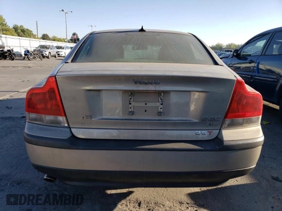 2003 Volvo S60 with VIN YV1RH59HX32256817, listed as a Copart auction lot 74256944 with 148,143 mi miles and Salvage Title. Bid and sale history available at carsss.com. Image 6.