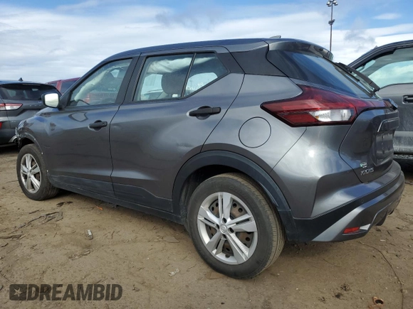 2021 Nissan Kicks S with VIN 3N1CP5BVXML464326, listed as a Copart auction lot 53242815 with 80,184 mi miles and Clean Title. Bid and sale history available at DreamBid. Image 2.