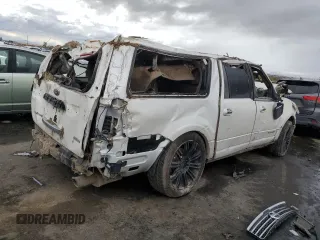 2017 Ford Expedition Max Platinum with VIN 1FMJK1LT7HEA37163, listed as a Copart auction lot 78303554 with Not provided miles and Salvage title. Bid and sale history available at DreamBid. Image 3.
