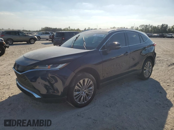 2022 Toyota Venza LE with VIN JTEAAAAH2NJ113067, listed as a Copart auction lot 76097484 with 0 mi miles and Salvage Title. Bid and sale history available at carsss.com. Image 1.