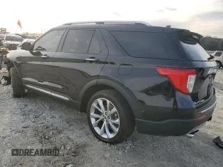 2022 Ford Explorer Platinum with VIN 1FM5K8HC2NGC40030, listed as a Copart auction lot 87721015 with 23,625 mi miles and Salvage Title. Bid and sale history available at carsss.com. Image 2.