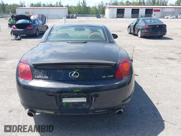 2003 Lexus SC with VIN JTHFN48Y630037747, listed as a IAAI auction lot 42027392 with 190,103 mi miles. Bid and sale history available at carsss.com. Image 15.
