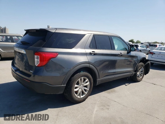 2020 Ford Explorer with VIN 1FMSK8BH3LGC00818, listed as a Copart auction lot 53445545 with 80,365 mi miles and Salvage title. Bid and sale history available at DreamBid. Image 3.