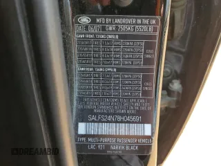 2008 Land Rover LR2 SE with VIN SALFS24N78H045691, listed as a Copart auction lot 62348365 with 184,049 mi miles and Salvage title. Bid and sale history available at DreamBid. Image 13.