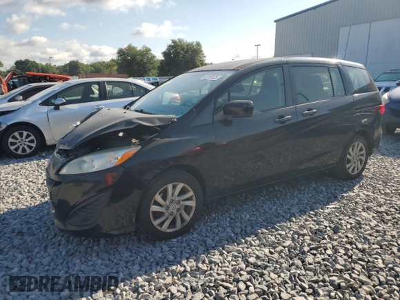 2012 Mazda 5 Sport with VIN JM1CW2BL5C0120122, listed as a Copart auction lot 53109125 with 128,269 mi miles and Salvage Title. Bid and sale history available at DreamBid. Image 1.