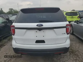 2016 Ford Utility Police Interceptor with VIN 1FM5K8ARXGGC26877, listed as a Copart auction lot 64150904 with 215,019 mi miles and Salvage Title. Bid and sale history available at carsss.com. Image 6.