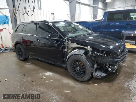 2015 Volkswagen Golf SportWagen TDI S with VIN 3VWCA7AU0FM500229, listed as a Copart auction lot 45293695 with 94,135 mi miles and Salvage Title. Bid and sale history available at carsss.com. Image 4.