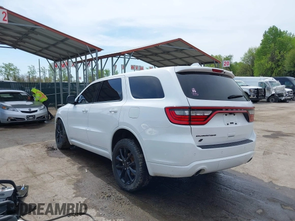 2018 Dodge Durango SXT with VIN 1C4RDJAG2JC362361, listed as a IAAI auction lot 42055448 with 130,228 mi miles and . Bid and sale history available at DreamBid. Image 3.