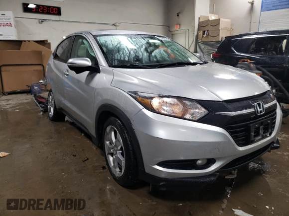 2016 Honda HR-V EX with VIN 3CZRU6H5XGM770335, listed as a Copart auction lot 45685825 with 91,146 mi miles and Salvage Title. Bid and sale history available at carsss.com. Image 4.