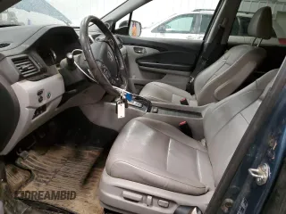 2016 Honda Pilot Elite with VIN 5FNYF6H00GB127495, listed as a Copart auction lot 49989585 with 115,037 mi miles and Salvage Title. Bid and sale history available at carsss.com. Image 7.