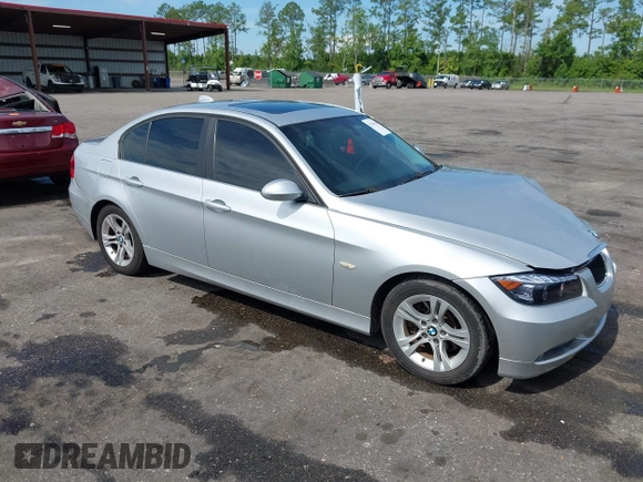 2008 BMW 3 Series 328i with VIN WBAVA37558NL53299, listed as a IAAI auction lot 42706194 with 152,504 mi miles and . Bid and sale history available at DreamBid. Image 1.