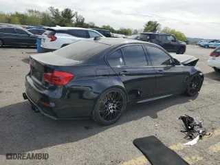 2018 BMW M3 with VIN WBS8M9C53J5L00440, listed as a Copart auction lot 54178485 with 47,451 mi miles and Salvage Title. Bid and sale history available at carsss.com. Image 3.