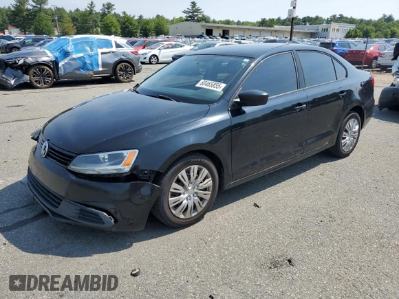 2012 Volkswagen Jetta S with VIN 3VW1K7AJ1CM342943, listed as a Copart auction lot 60465855 with 192,923 mi miles and Salvage title. Bid and sale history available at DreamBid. Image 1.