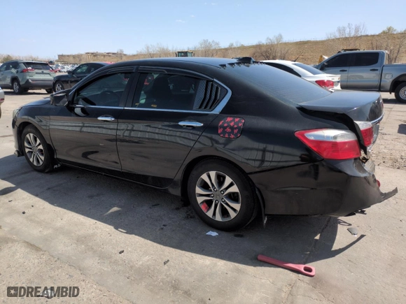 2013 Honda Accord Sdn LX with VIN 1HGCR2F38DA182287, listed as a Copart auction lot 52625225 with 164,580 mi miles and Salvage Title. Bid and sale history available at carsss.com. Image 2.