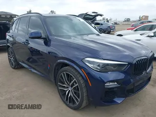 2020 BMW X5 sDrive40i with VIN 5UXCR4C08LLW63422, listed as a IAAI auction lot 42061875 with 41,281 mi miles and . Bid and sale history available at DreamBid. Image 1.