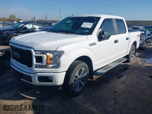 2019 Ford F-150 XL with VIN 1FTEW1CPXKKF00869, listed as a IAAI auction lot 41197442 with 77,487 mi miles and . Bid and sale history available at DreamBid. Image 17.