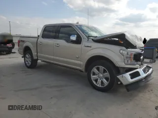 2018 Ford F-150 XL with VIN 1FTEW1E55JFB11639, listed as a Copart auction lot 53542705 with 39,367 mi miles and Salvage Title. Bid and sale history available at carsss.com. Image 4.