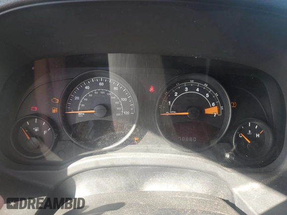 2017 Jeep Compass 75th Anniversary Edition with VIN 1C4NJDBB2HD154478, listed as a Copart auction lot 47274825 with 78,880 mi miles and Salvage Title. Bid and sale history available at carsss.com. Image 9.
